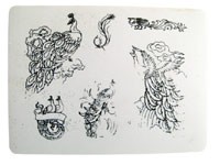 Резиновые коврики для татуировки